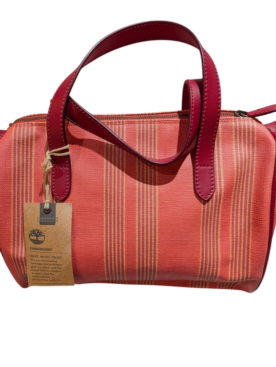 Timberland Handbags - Timberland NWT Orange Red Striped Purse Handbag, Satchel